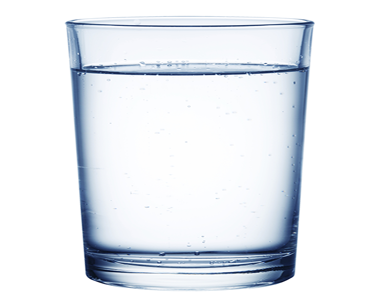 glass of water