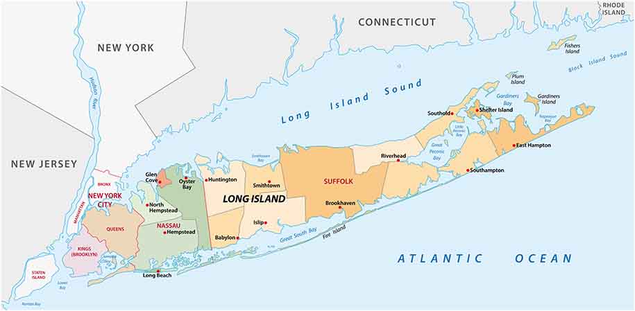 Long Island Map